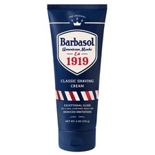 Barbasol 1919 Classic Shaving Cream Non-Aerosol Shave Cream for Men Infus...