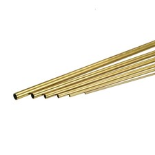 6pcs Brass Tube 2mm-7mm OD 0.5mm Wall Thickness 200mm Length Metal Tubing