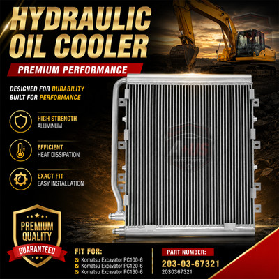 Hydraulic Oil Cooler fit Komatsu Excavator PC120-6 PC100-6 PC130-6 203-03-67321