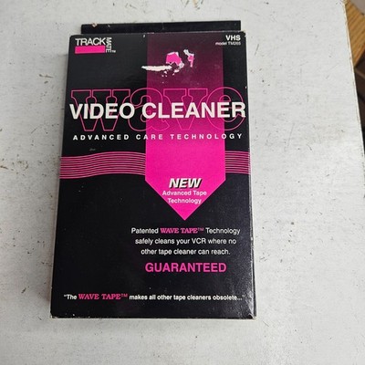 VCR Video Head Cleaner VHS Tape Player ''Wave Tape'' by Track Mate