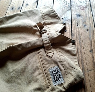Western Cowboy Canvas Arbeitshose High Waist Hosenträger Western W36