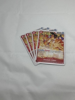 Kozuki Oden (OP12-004) 4x Playset Legacy of the Masters