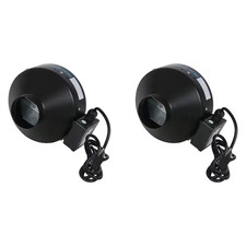 4 In. Commercial Grade Inline Wall Fan for HVAC and Ventilation (2-Pack)