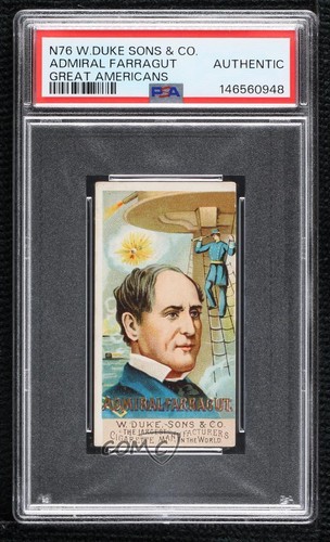 1888 N76 Duke #11 Admiral Farragut