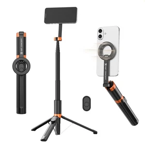 K&F CONCEPT 1.8m Magnetisches Handy Selfie Stick 2 en 1 Stativ mit Fernauslöser