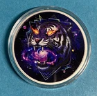 Hayleybug 1 oz 999 Silver Micromintage “Roar Of The Rift” Color UV Round 12/15