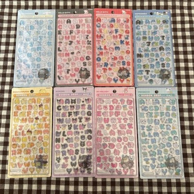 Original Bonbon Drop Sticker Moji Sanrio Figuren 8 Sorten