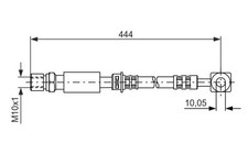 BOSCH Bremsschlauch 1 987 476 975 für SAAB