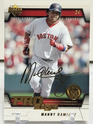 2005 Upper Deck Pro Sigs #18 Manny Ramirez Boston Red Sox 