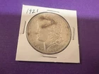 1921-Morgan Silver Dollar, 90% Silver, Last Year Of Morgan Series, Toned, Nice