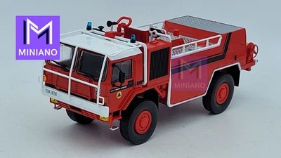 POMPIER CAMION-CITERNE SUPER BRIMONT APACHE SECURITE CIVILE N°126 HACHETTE 1/43 - Photo 1/4
