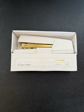 Swingline Desk Stapler White Gold Sugar Paper Essentials
