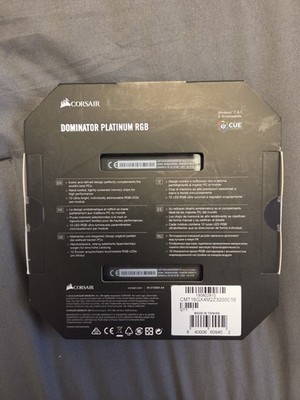 Corsair Dominator Platinum RGB DDR4 16GB (2x8GB) 3200MHz DIMM