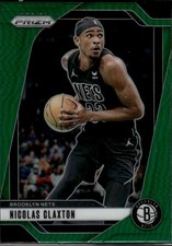 Nicolas Claxton 2024-25 Panini Prizm Prizms Green Brooklyn Nets #38