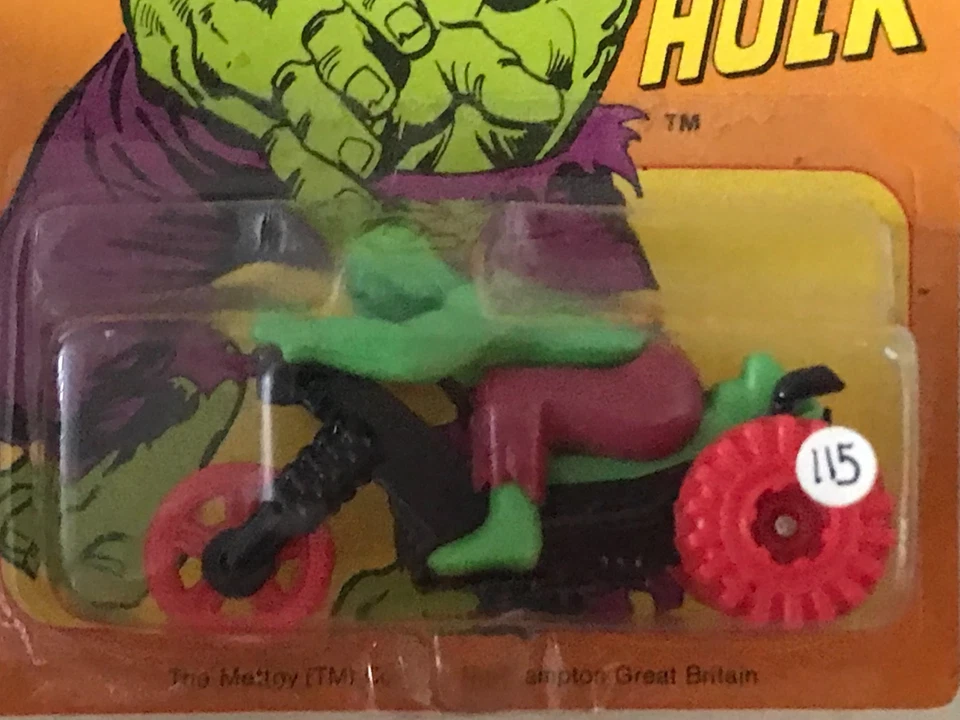 1980 Corgi The Incredible Hulk Motorcyle Marvel B425 - Image 4 of 4
