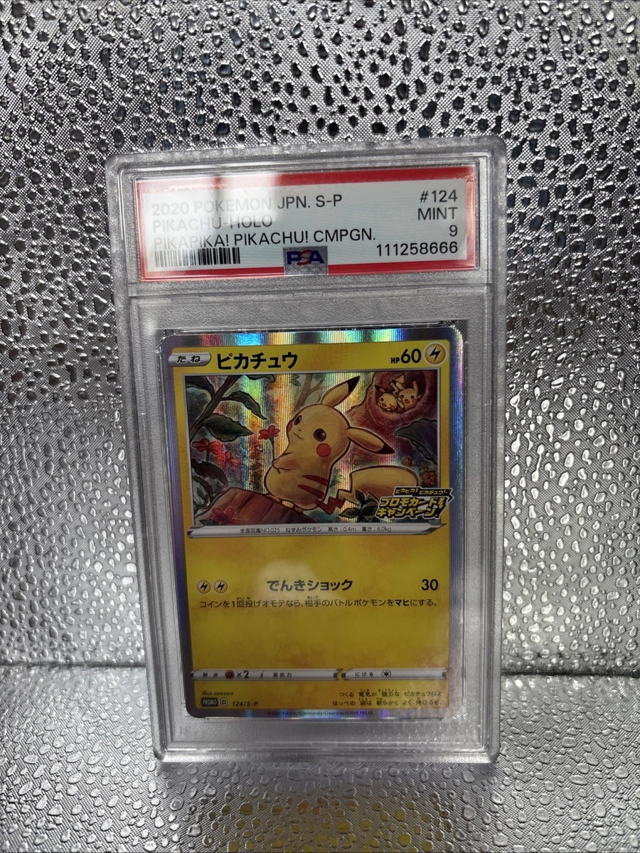 Collectible Individual Grade 9 Pikachu Pokémon TCG Card Games in