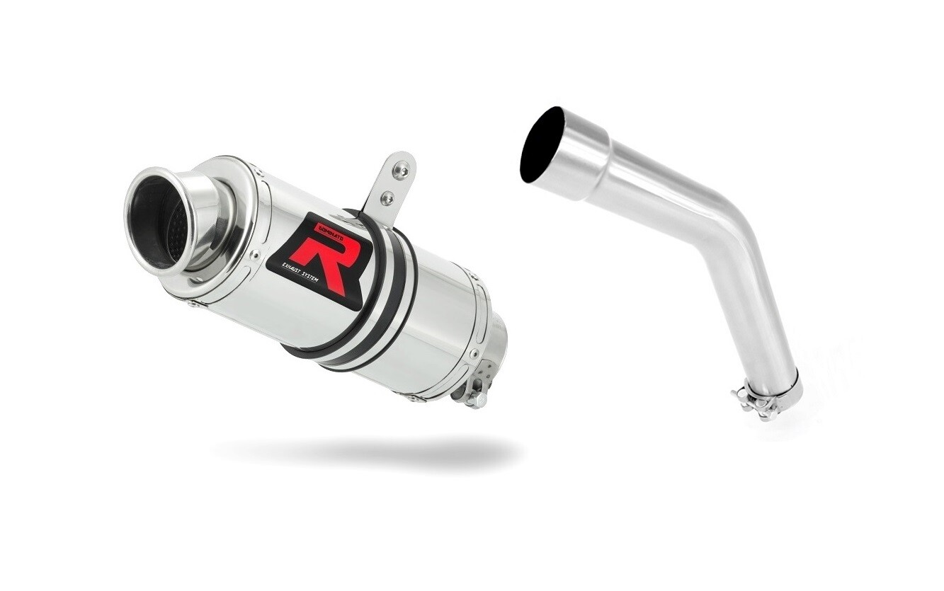 KLE 500 Terminale di Scarico Silenziatore GP1 DOMINATOR