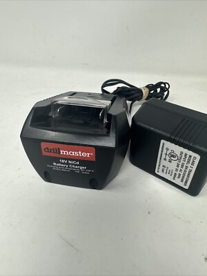 DrillMaster 18V NiCd Battery Charger with Power Supply. Tested