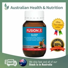 NEW STRONGER FUSION HEALTH SLEEP 30 TABLETS + FREE SAME DAY SHIPPING & SAMPLE