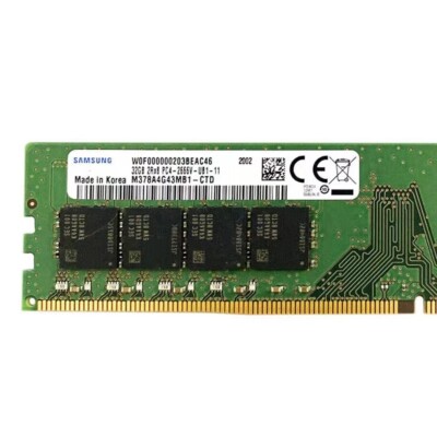 サムスン M378A4G43MB1-CTD DDR4 32GB Samsung M378A4G43MB1-CTD DDR4 288-Pin Desktop Memory Kit (2