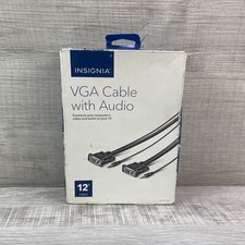 Insignia- 12 VGA Monitor Cable with 3.5mm Aud...