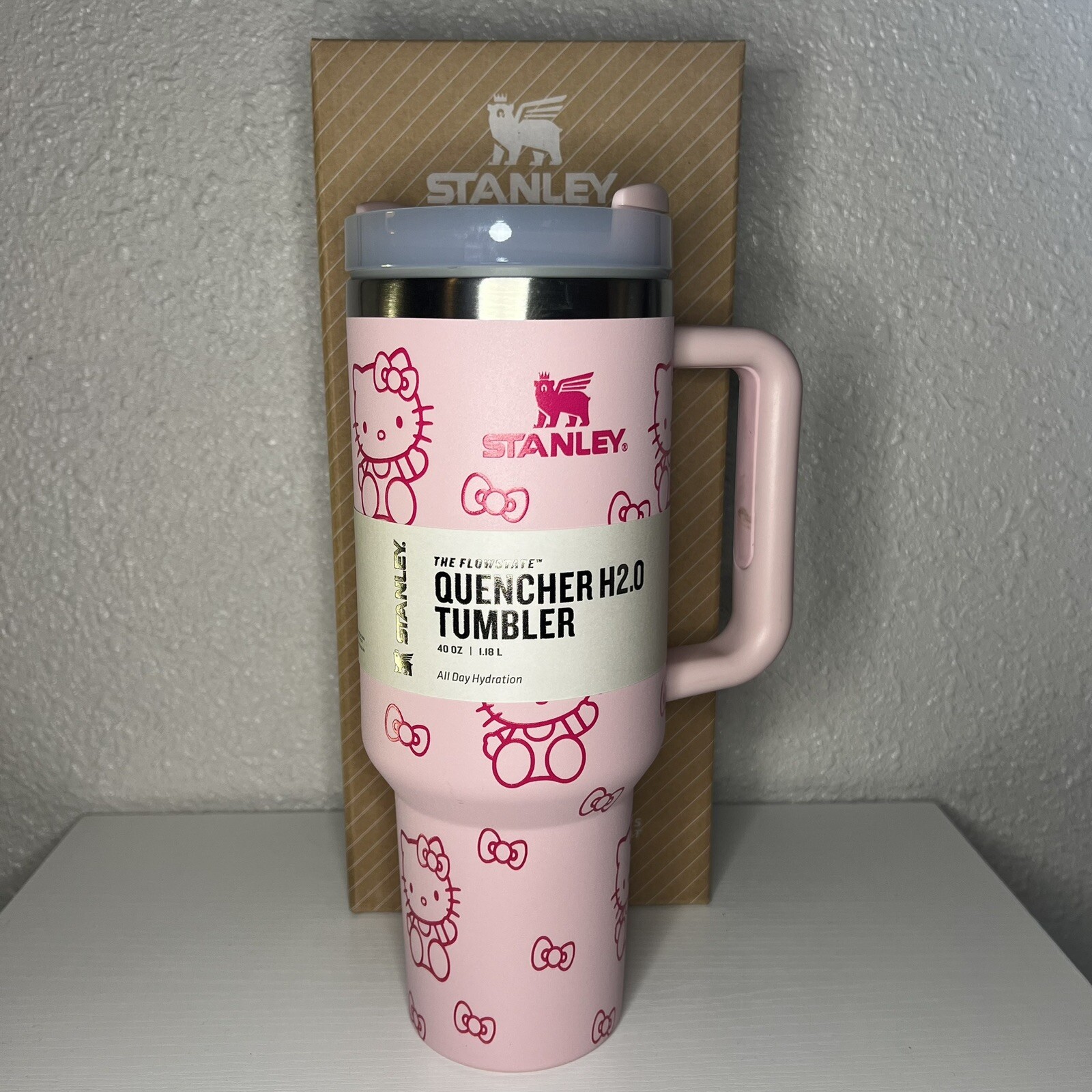 Pink Hello Kitty Engraved Stanley Tumbler- 40oz