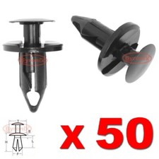 ATV TRIM CLIPS HONDA TRX 650 680 500 450 400 350 300 250 PLASTIC PUSH RIVET X 50