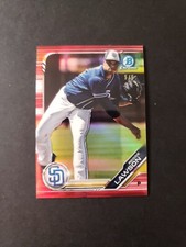 2019 Bowman Chrome Reggie Lawson True Red /5 BCP-68