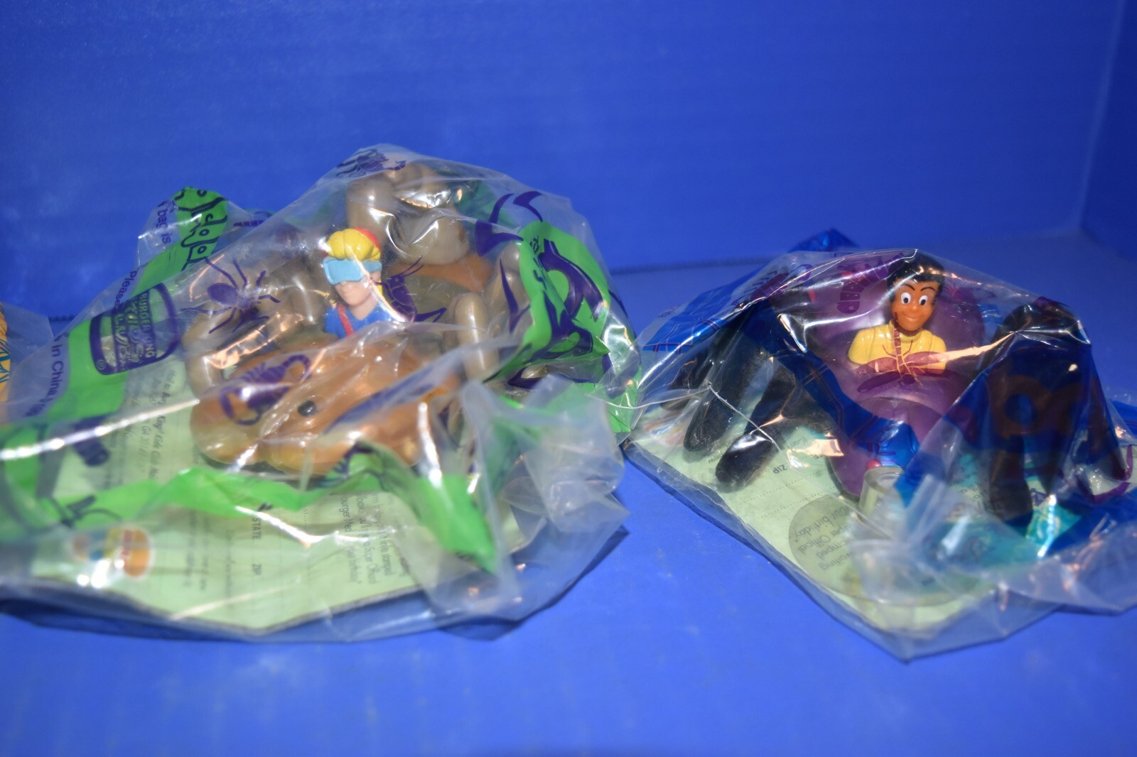 6 NEW Burger King 1998 Kid Vid Bug Riders Toys Kids Club Set of 4! Bug ...