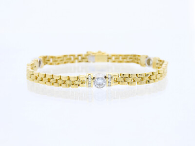 Armband Brillanten 2,00 ct 750 Gelb Gold Wert: 19.000 EUR Deta Schmuck Top Preis