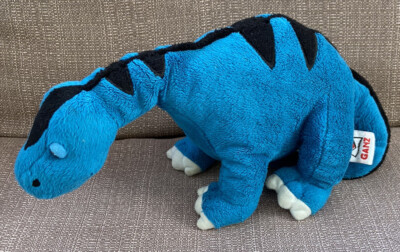Retired Webkinz Ganz APATOSARURUS Blue Dinosaur Stuffed Plush HM330 NO CODE HTF