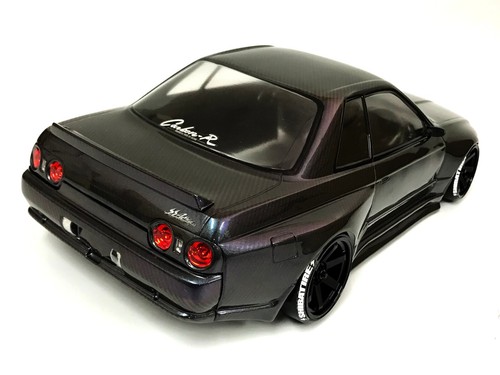 R31HOUSE R31W437 R32 SKYLINE ACTIVE CARBON-R Clear Body Set 1/10 ONLY BODY - Picture 4 of 7