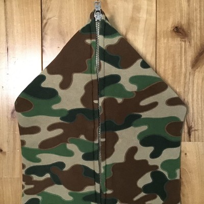 BAPE puzzle camo Full zip hoodie A Bathing Ape Size S | eBay
