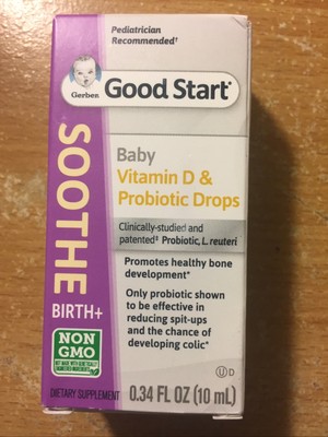 gerber soothe vitamin d