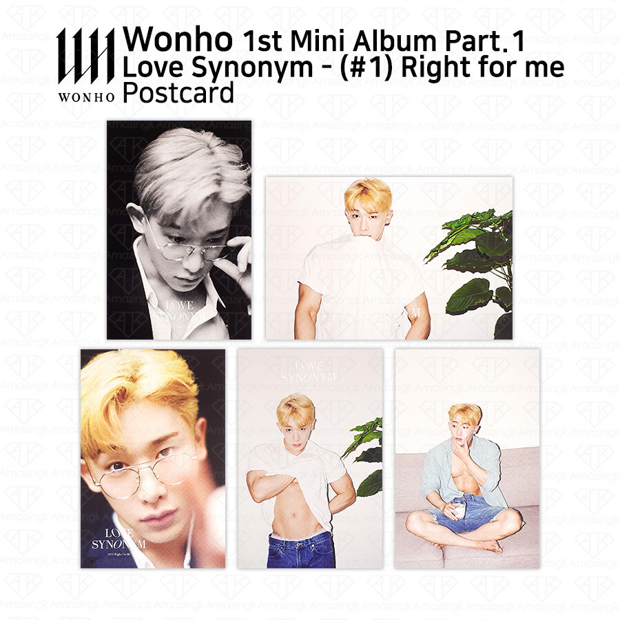 Wonho 1st Mini Album Love Synonym #1 Right for me Official Wonho 1st Mini Album Love Synonym #1 Right for me Official