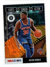 2019 Hoops Premium Julius Randle Lights Camera Action ORANGE KNICKS