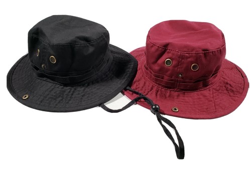 Ethos Bucket Hats (Pair) OSFA Black 