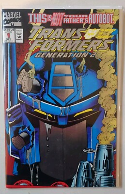US Marvel Comic Transformers Generation 2 Issue 1 November 1993 Foil Gatefold