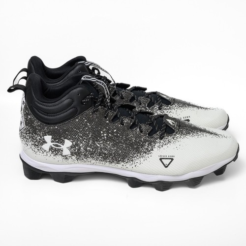 Under Armour Spotlight Franchise RM 2.0 Football Cleats 3025083-001 - Men Sz 16 - Picture 8 of 16