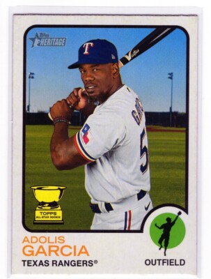 2022 Toops Heritage Adolis Garcia 83 Gold Cup All-Star Rookie Texas Rangers