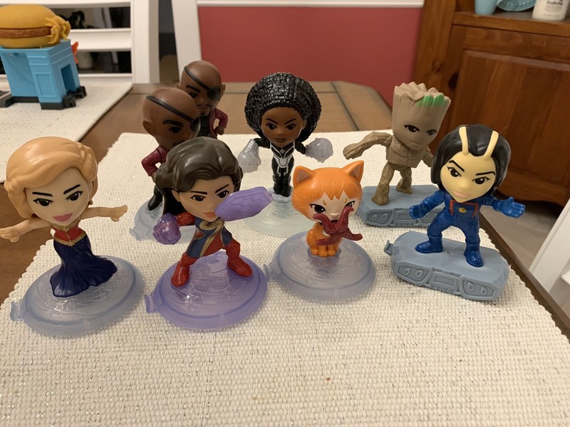 McDonalds Happy Meal Toys Lot of 8 Marvel Characters
