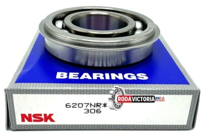 NSK Phatelus Minima タービン 中古 NSK JAPAN 6207 NR C3 BALL BEARING, OPEN TYPE, NO SEALS + SNAP RING