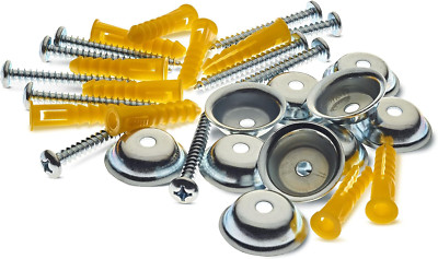 Pegboard Mounting Spacer Kit 16Pc Zinc Plated Steel for Wall Garage Organizer