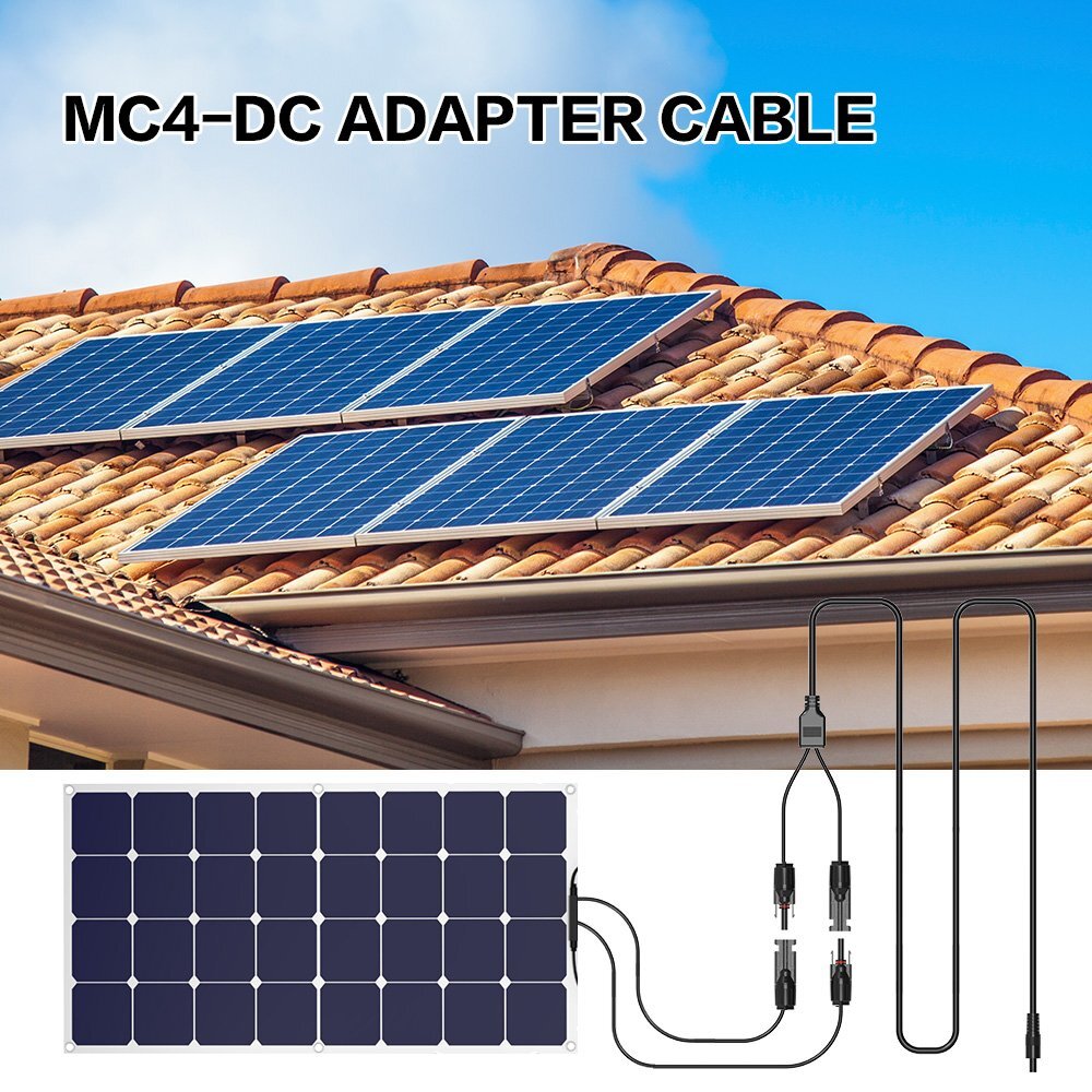 ALLPOWERS Solar Panel to 5.5x2.1mm Adapter Cable, DC 5.5x2.5mm for Power Station