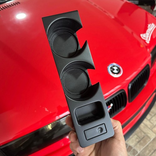 BMW E36 CUP HOLDER CUP HOLDER BUTTON AND PURSE DESIGNPORTA BICCHIERI