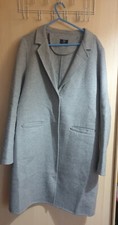 WOMENS F&F TESCO UK SIZE 14 GREY SMART CASUAL COAT PENGUIN STYLE