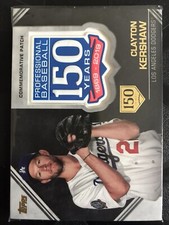 2019 Topps Baseball Clayton Kershaw 150 Years Commemorative Patch #AMP-CK 90/150