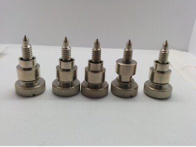 #ad CAPTIVE PANEL THUMB SCREW SLOTTED KNURLED STAINLESS LOT OF 5 NNB $13.95