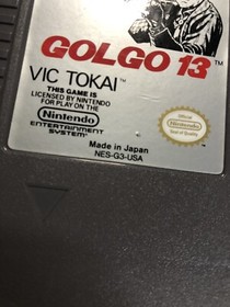 Golgo 13 Top Secret Episode NES Nintendo Video Game Cartridge NES-G3-USA Retro