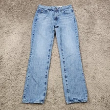 Adriano Goldschmied Jeans Womens 26 Straight High Rise Light Wash Saige 27x30